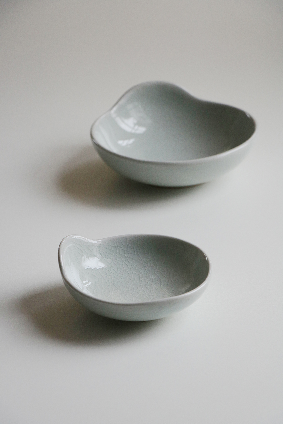 Vingskål PURE Clear celadon