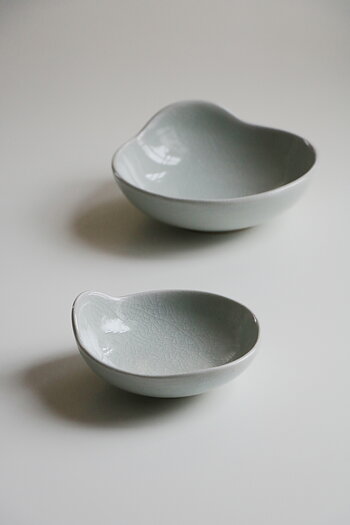 Vingskål PURE Clear celadon