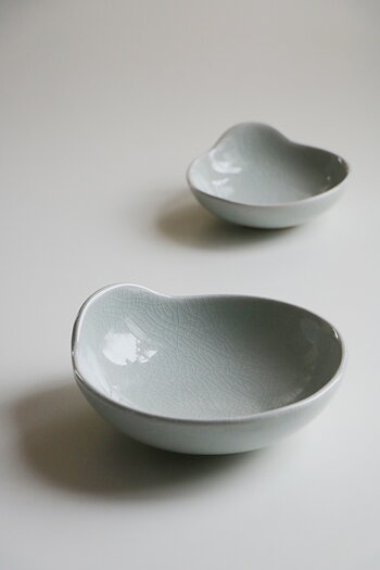 Vingskål stor PURE Clear celadon