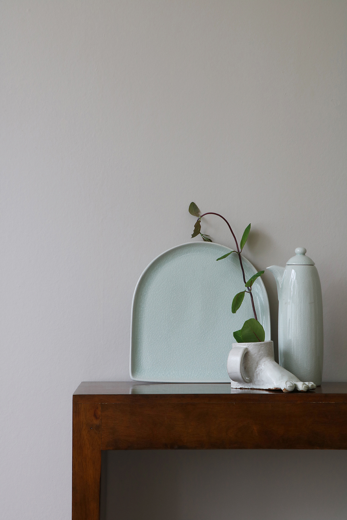 Vattenkaraff PURE Clear celadon - 2