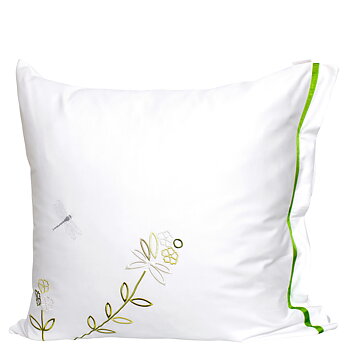 Hotellörngott Vintage Flower green 65x65 cm