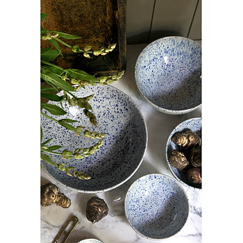 Skål 18 cm PURE Stain blue