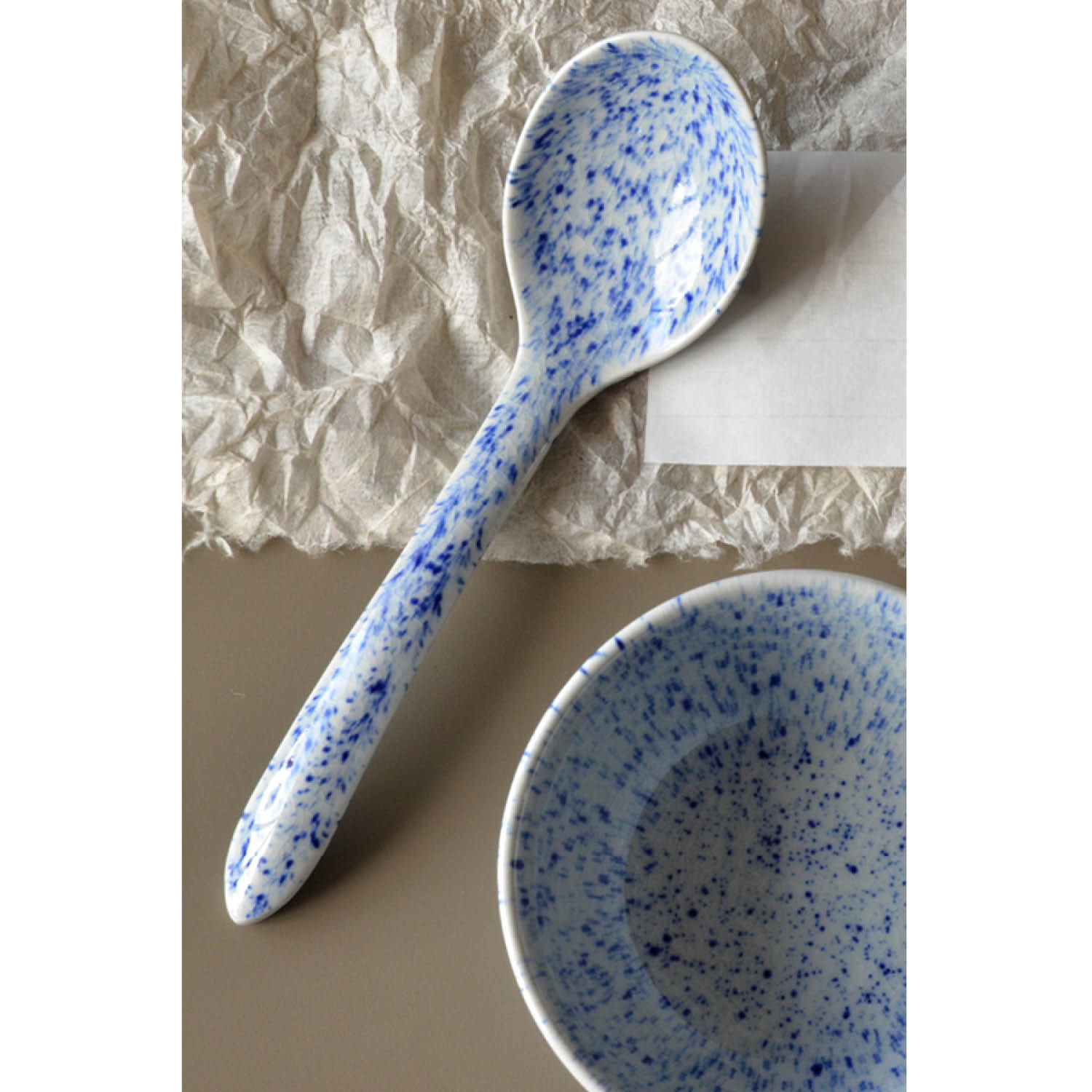 Serveringssked PURE Stain blue
