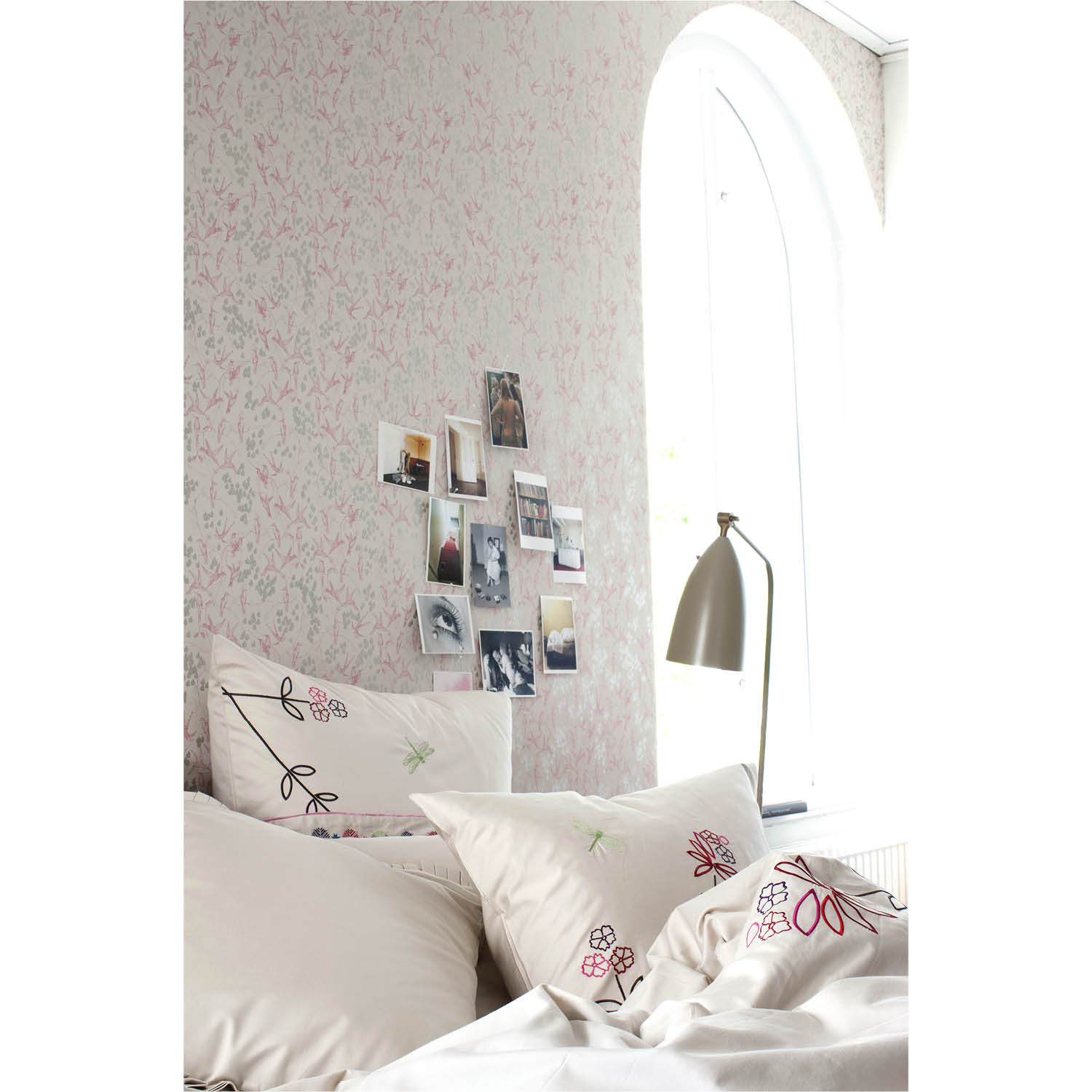 Hotellörngott Vintage Flower Natural 65x65 cm - 2