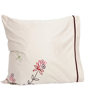Hotellörngott Vintage Flower Natural 65x65 cm