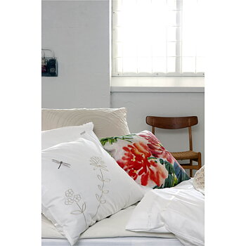 Hotellörngott Vintage Flower Natur 65x65 cm