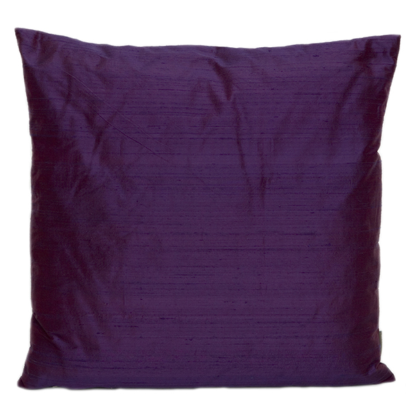 Kudde Handvävd Siden Amethyst 50X50