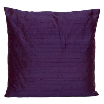 Kudde Handvävd Siden Amethyst 50X50
