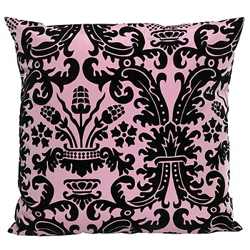 Kudde Florens Rose/Black 50X50