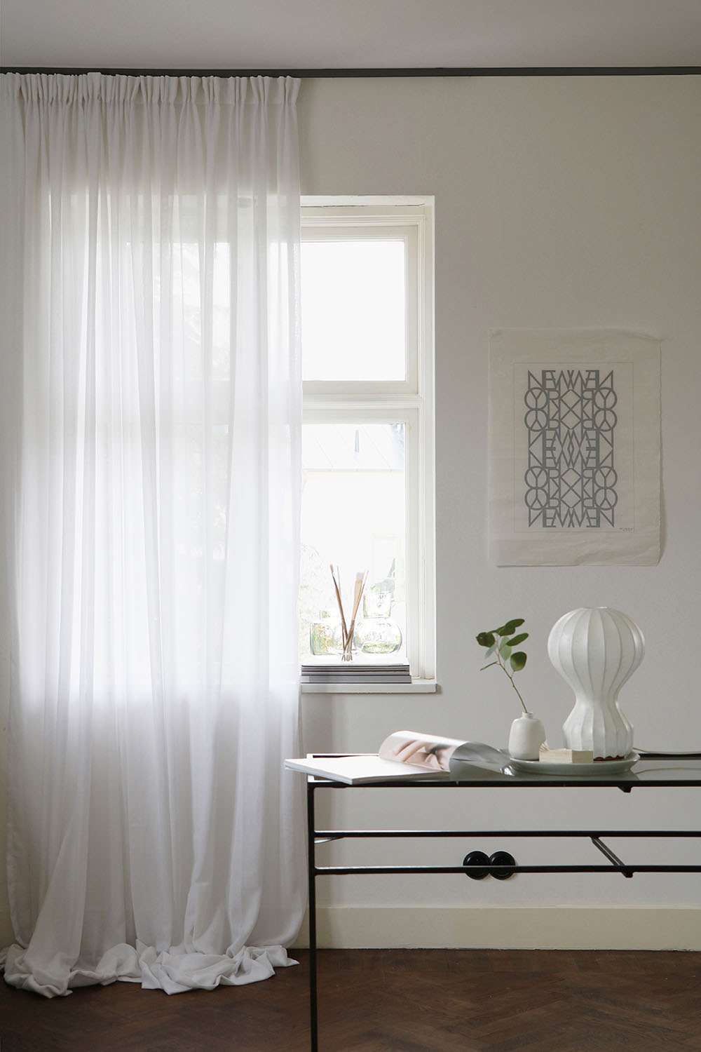 Gardin Lyx Hotellvoile Vit Höjd 250 cm - 3