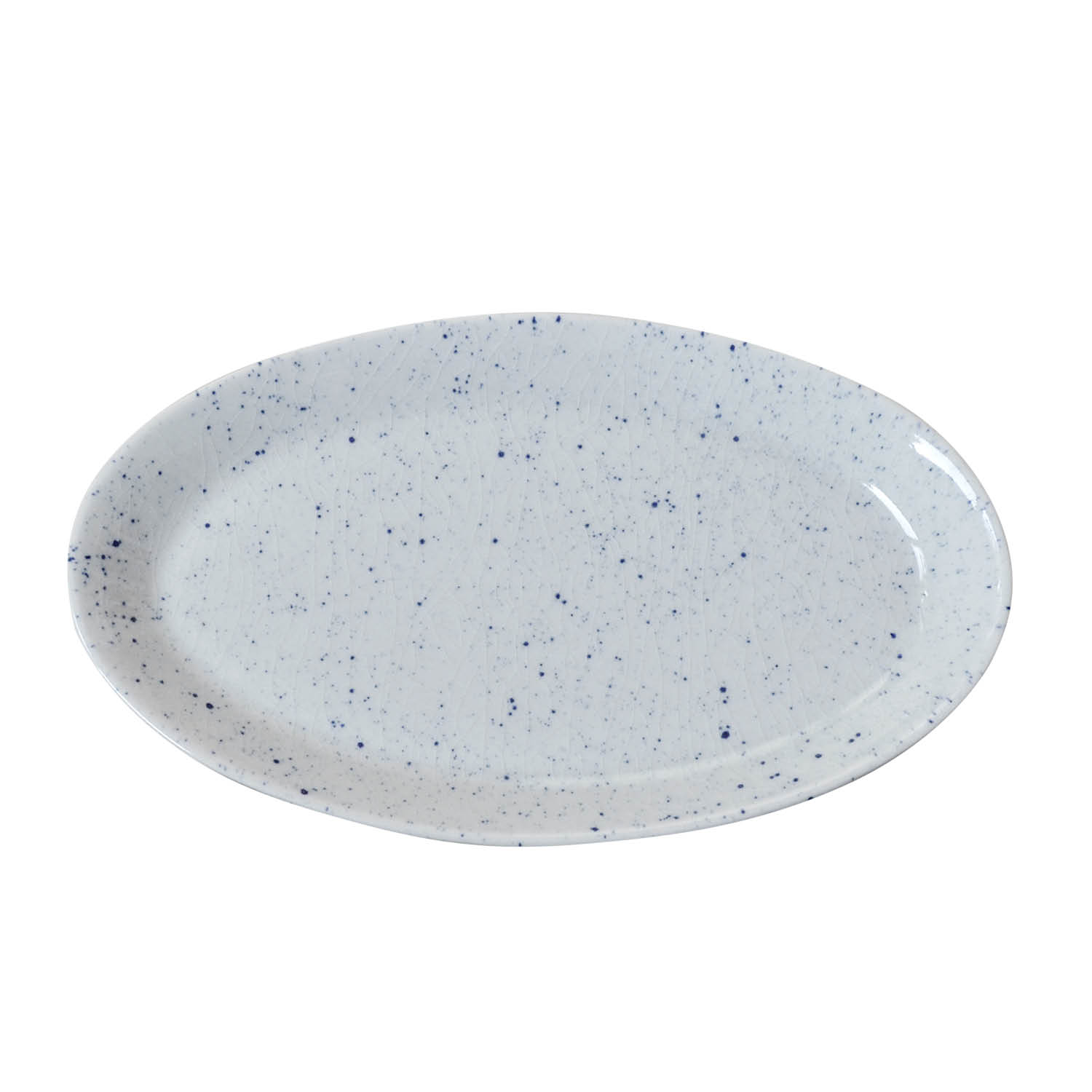 Tallrik oval 25 cm PURE Stain blue - 2