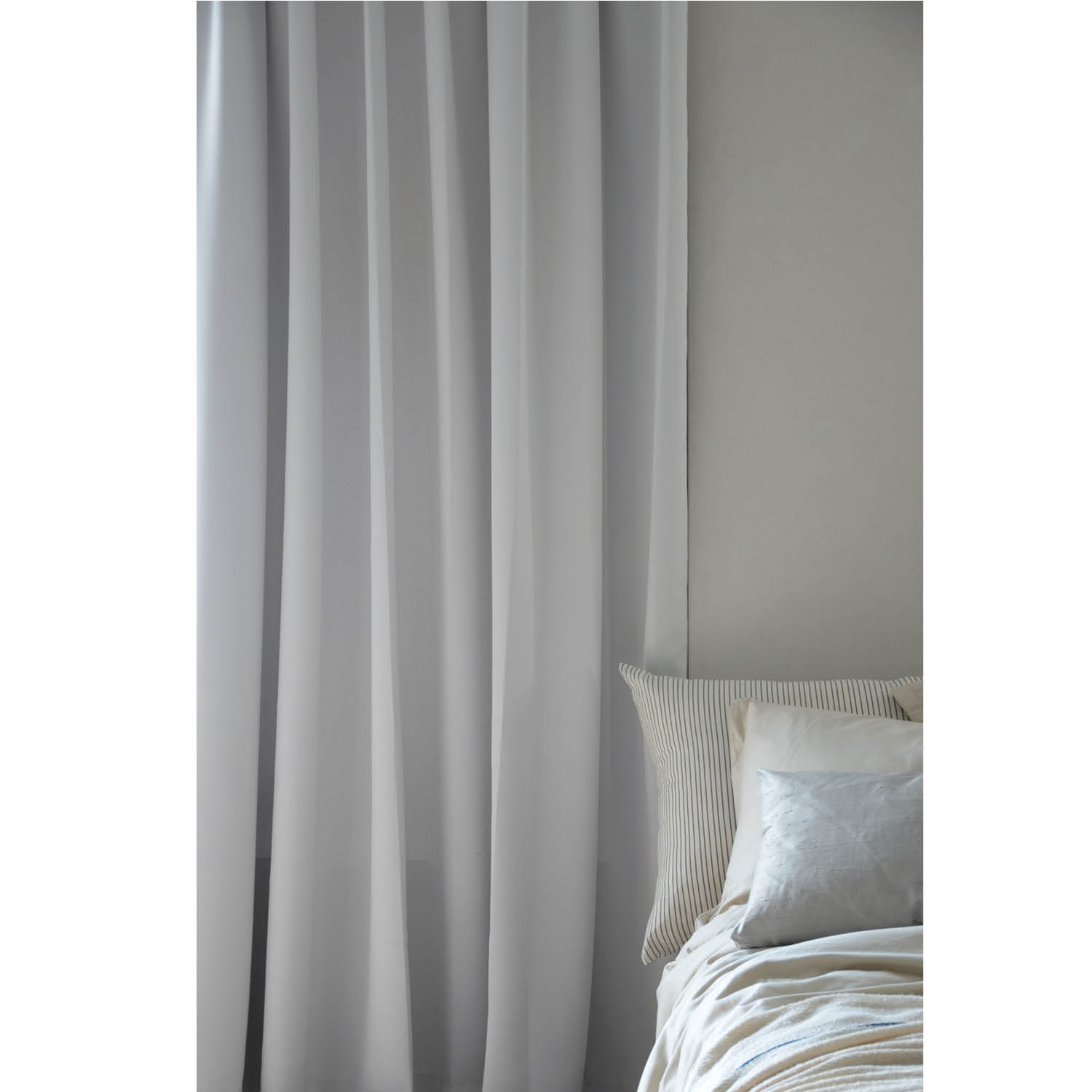 Mörkläggande hotellgardin Pärlvit Höjd 270 cm - 2