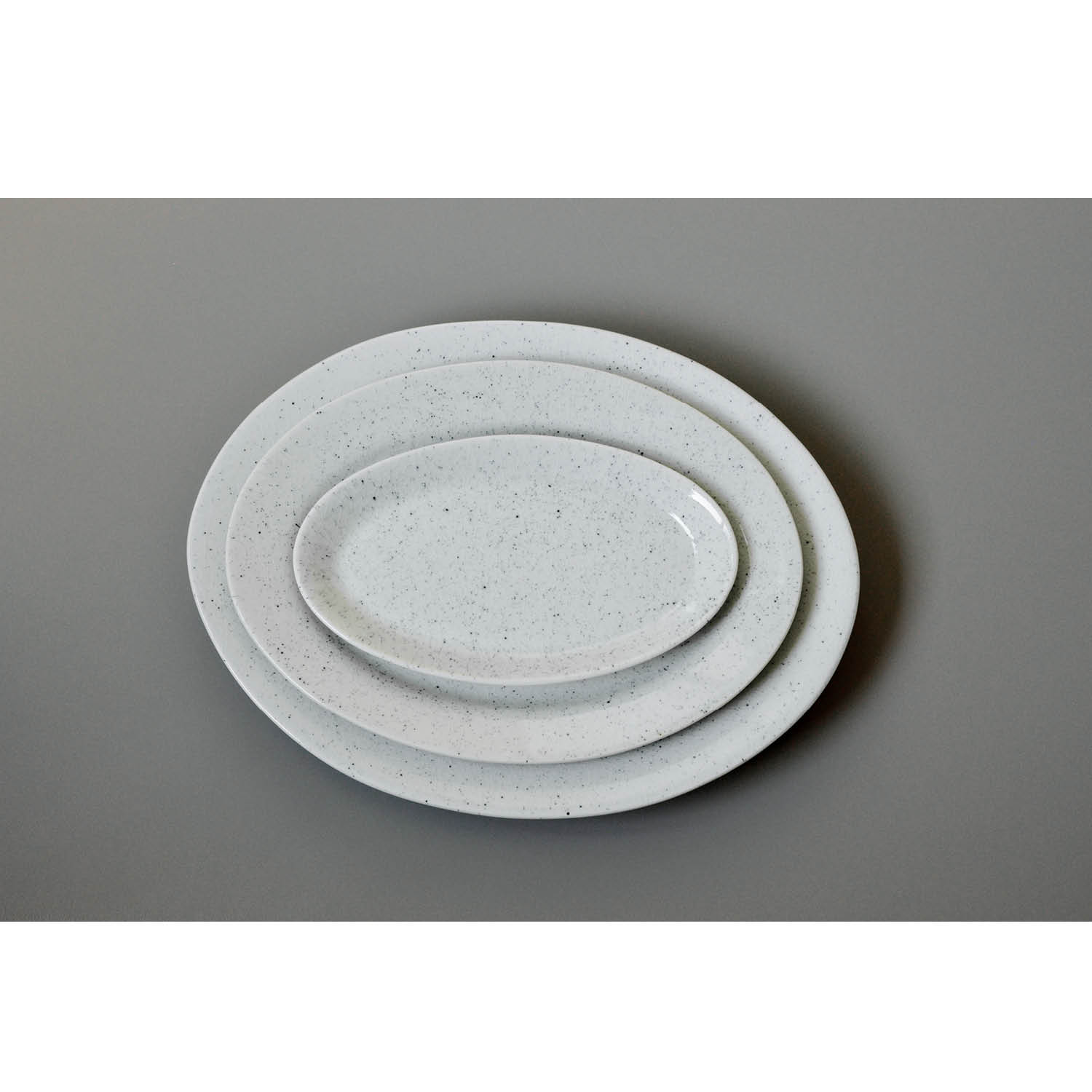 Tallrik oval 25 cm PURE Stain black - 3