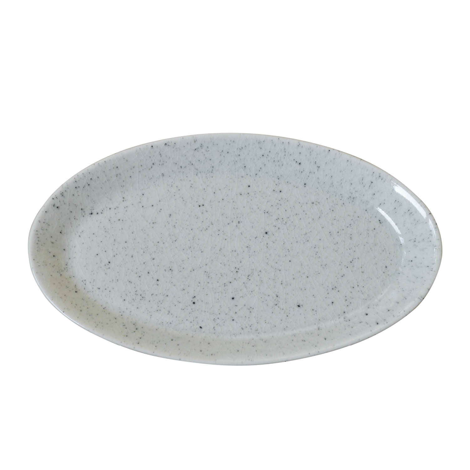 Tallrik oval 25 cm PURE Stain black - 2