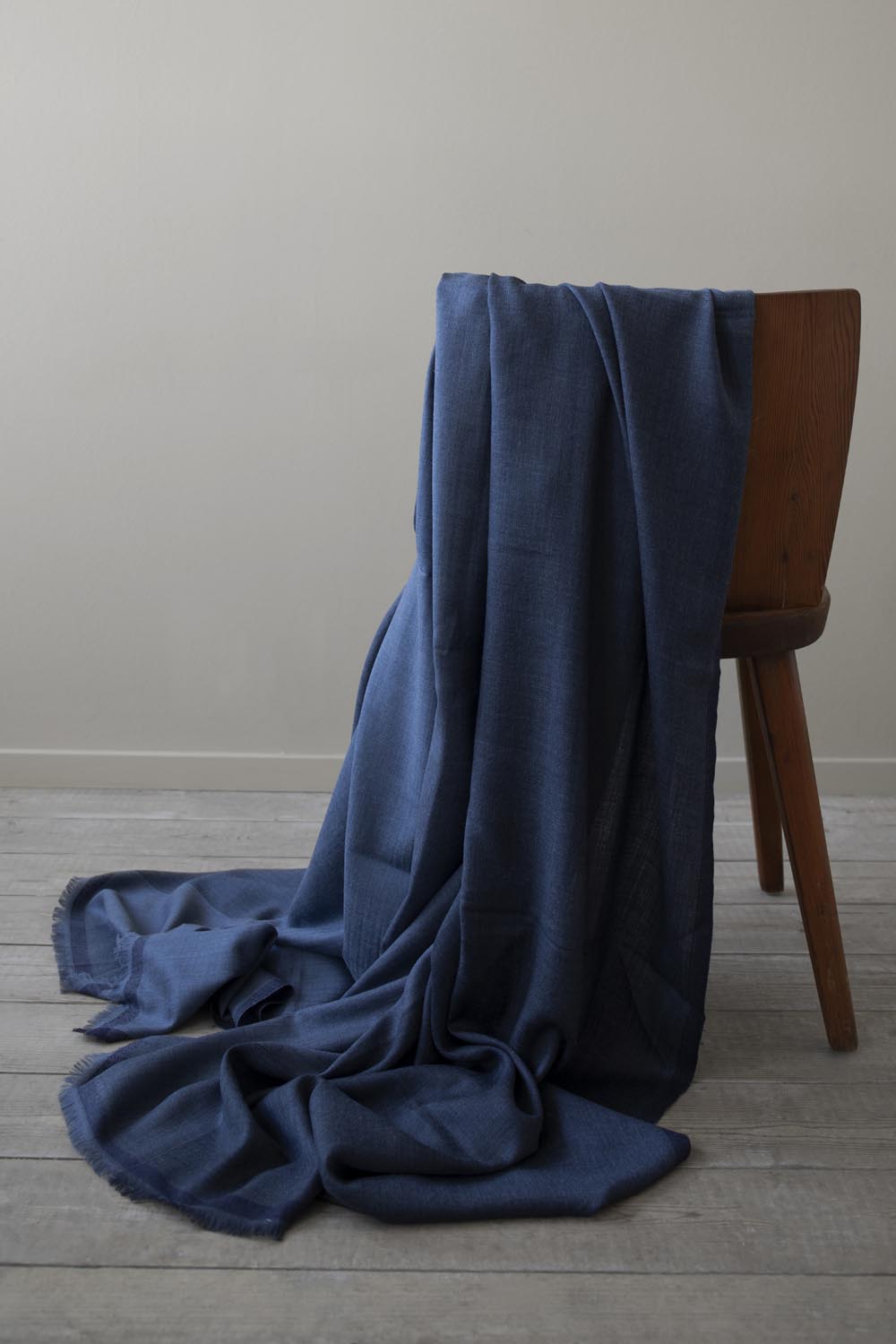 Sjalpläd Classic XL Check Denim - 4