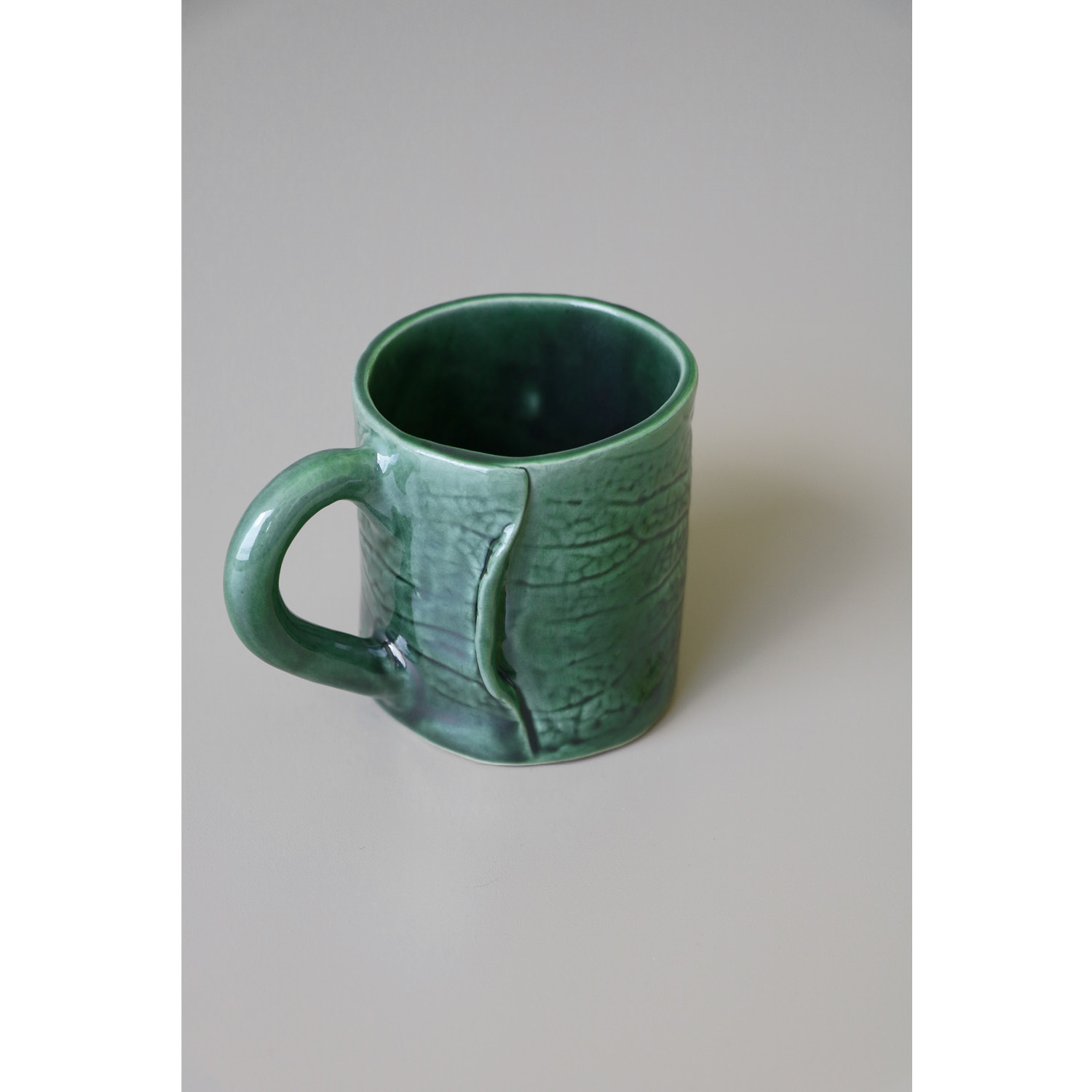 Mugg med bladmönster - 3