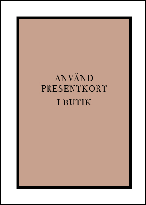 Köp med presentkort i Butik