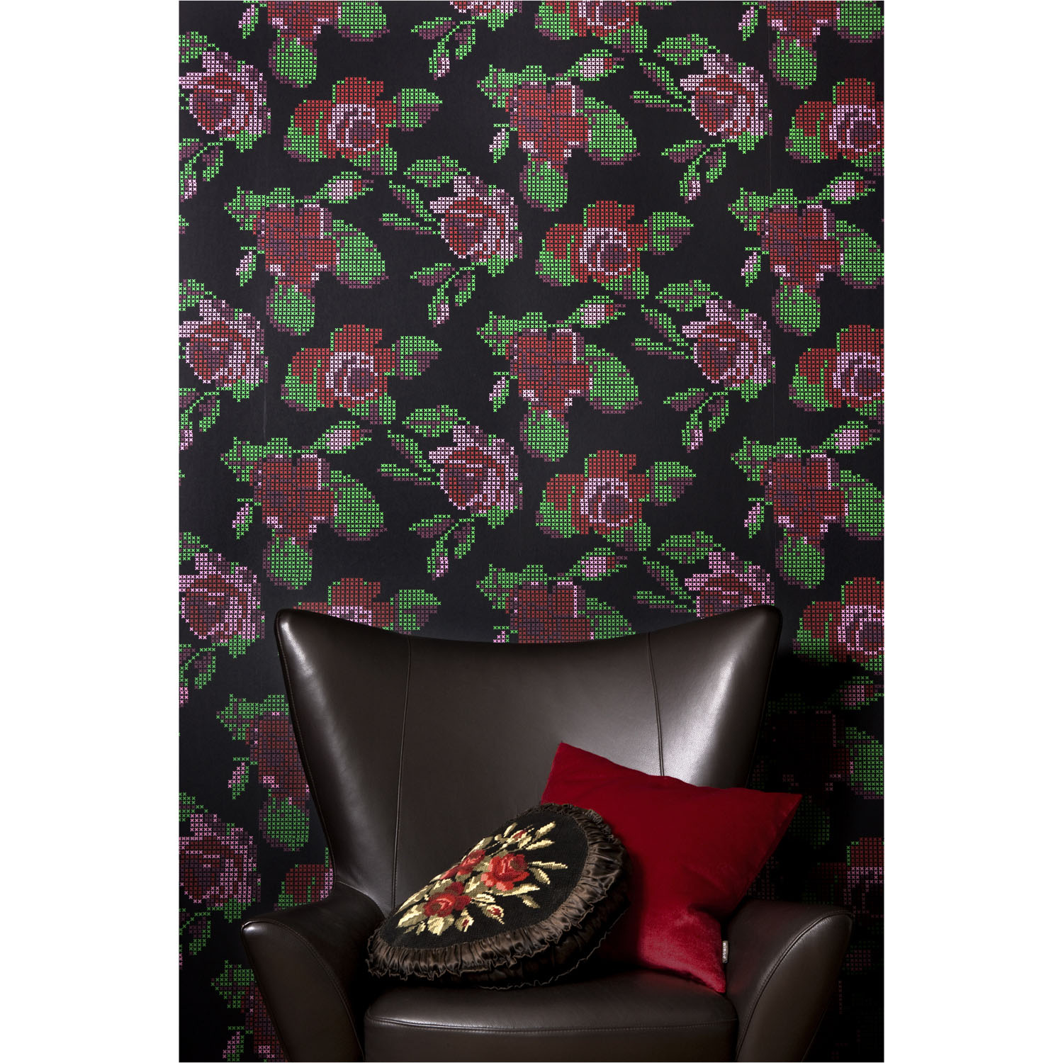 Tapet Rose Black - 2