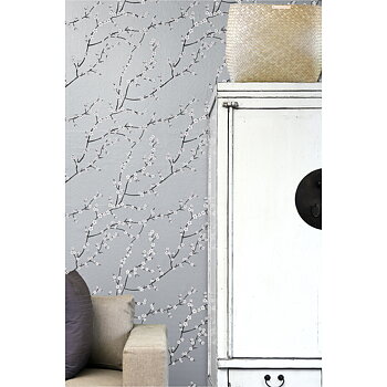 Tapet Kyoto Grey