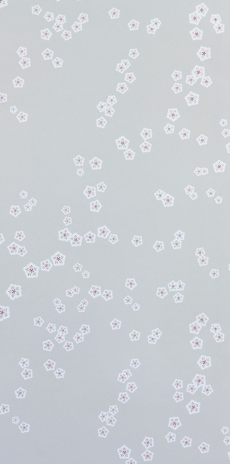 Tapet Falling Flowers Grey - 2