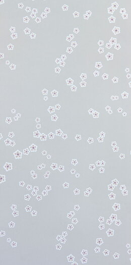 Tapet Falling Flowers Grey