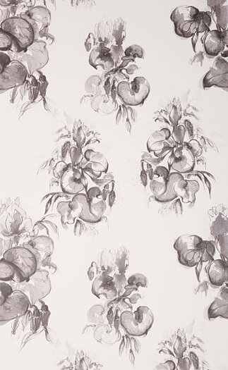 Tapet Cyclamen Graphite