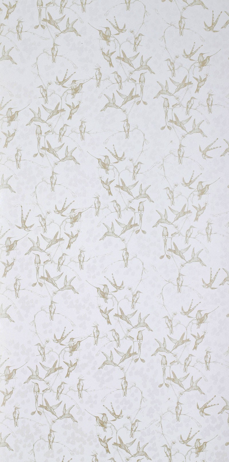 Tapet Rainbirds Grey/Gold - 2