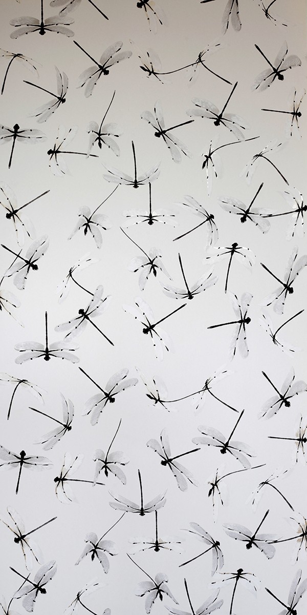 Tapet Dragonfly White - 2