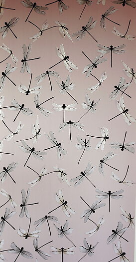 Tapet Dragonfly Pink