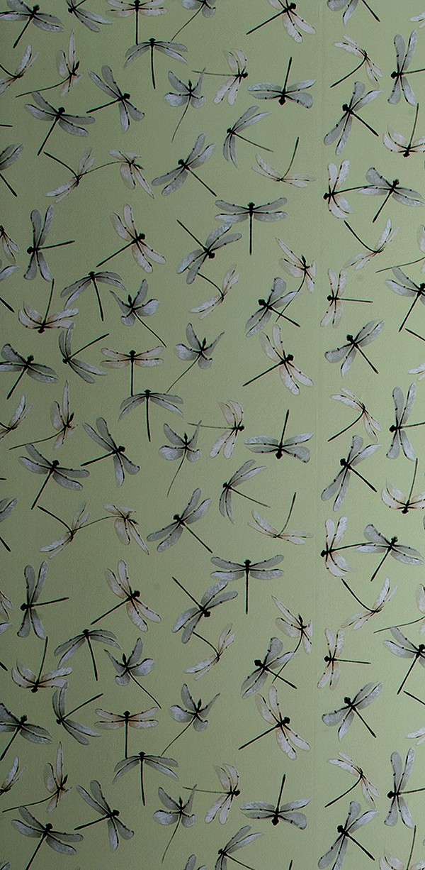 Tapet Dragonfly Celadon