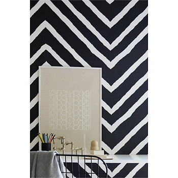 Tapet Flow Black left