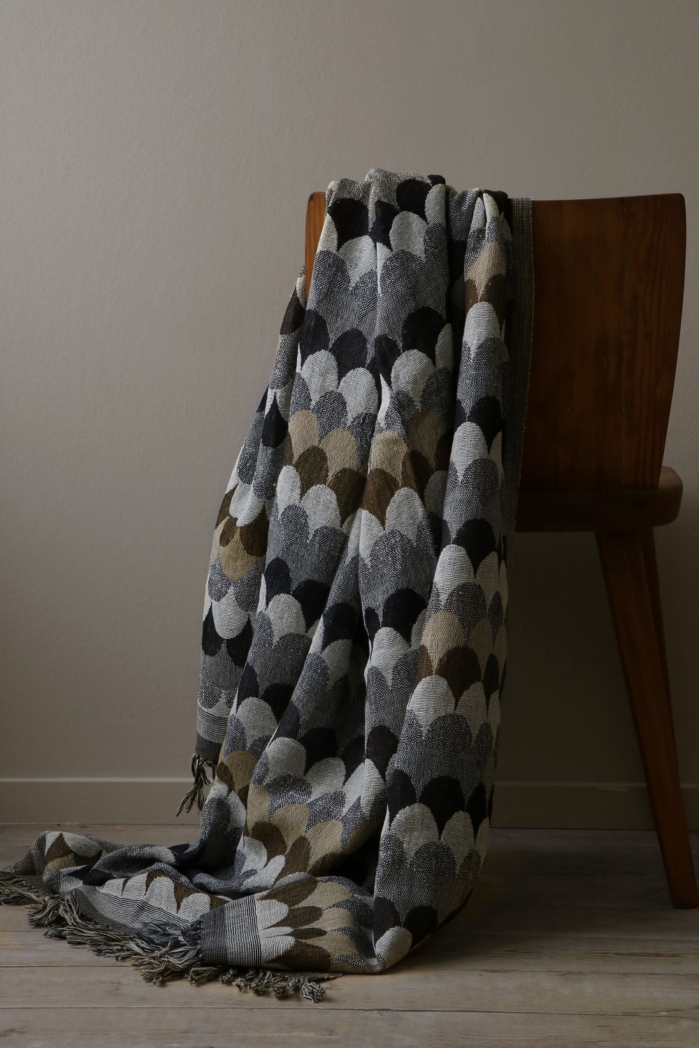Pläd Nagano Grey - 2