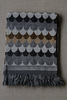 Pläd Nagano Grey