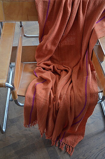 Pläd Azabu Tangerine