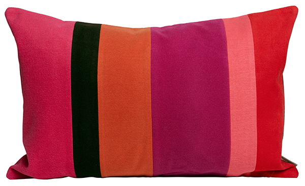 Kudde Payton Stripes Berry 40X60