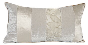 Kudde Sammet Stripe Natur 32X60