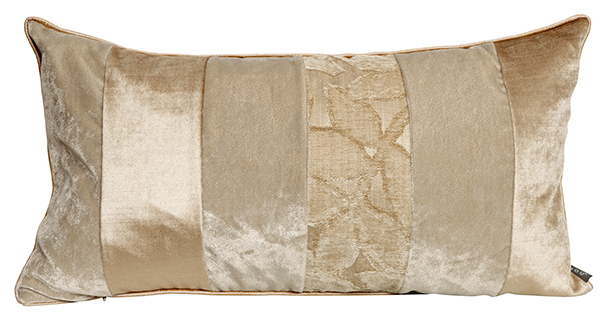 Kudde Sammet Stripe Sand 32X60