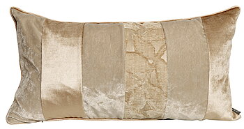 Kudde Sammet Stripe Sand 32X60