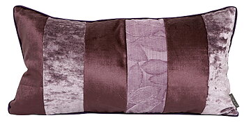 Kudde Sammet Stripe Lilac 32X60
