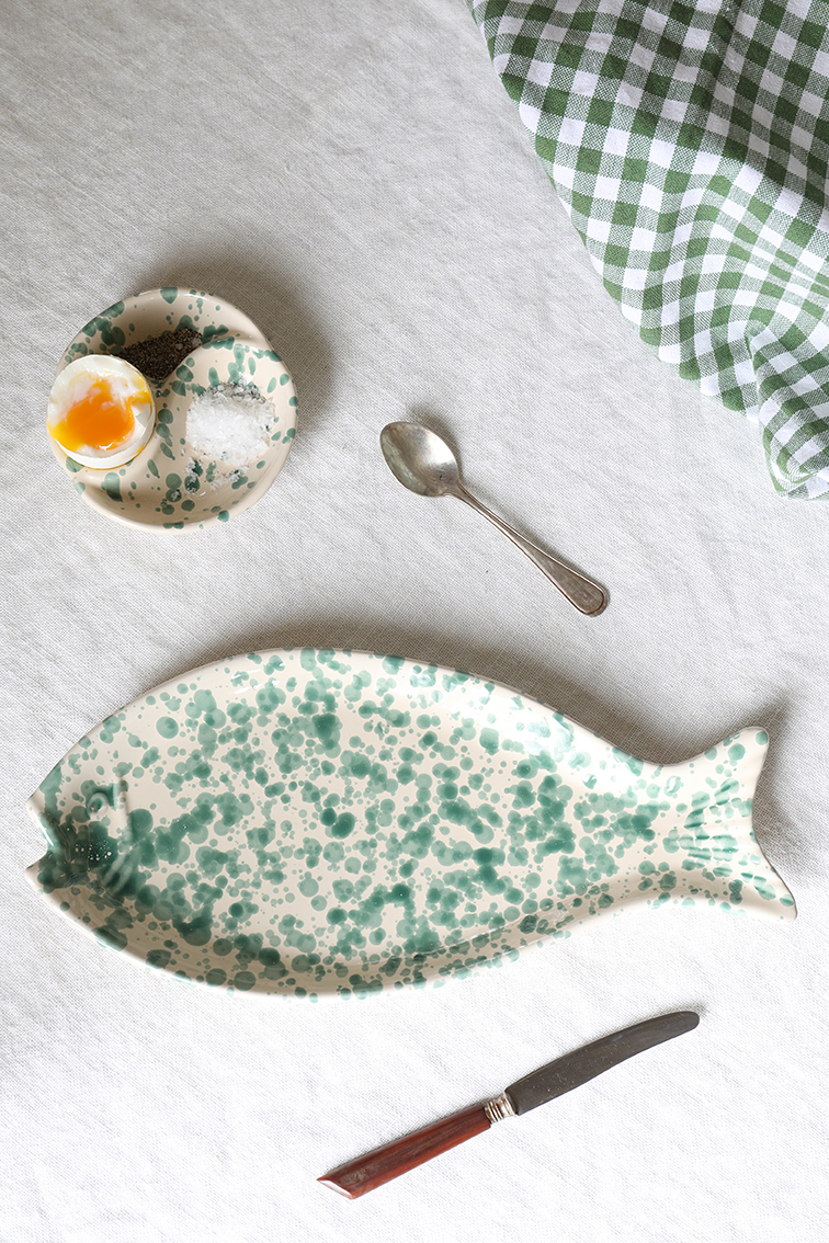 Spruzzi Fisktallrik Grön