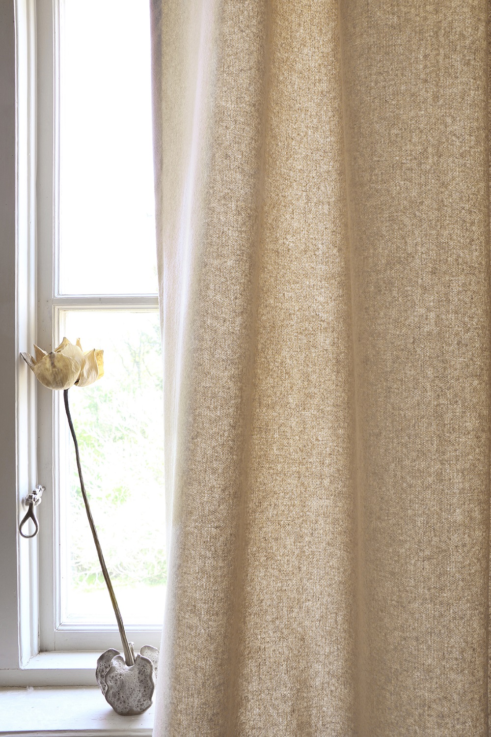 Gardin Retreat återvunnen ull Porslinsbeige enkel bredd  Höjd 250 cm - 5