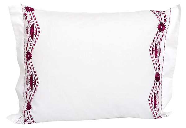 Hotellörngott 60x60 Folklore fuchsia