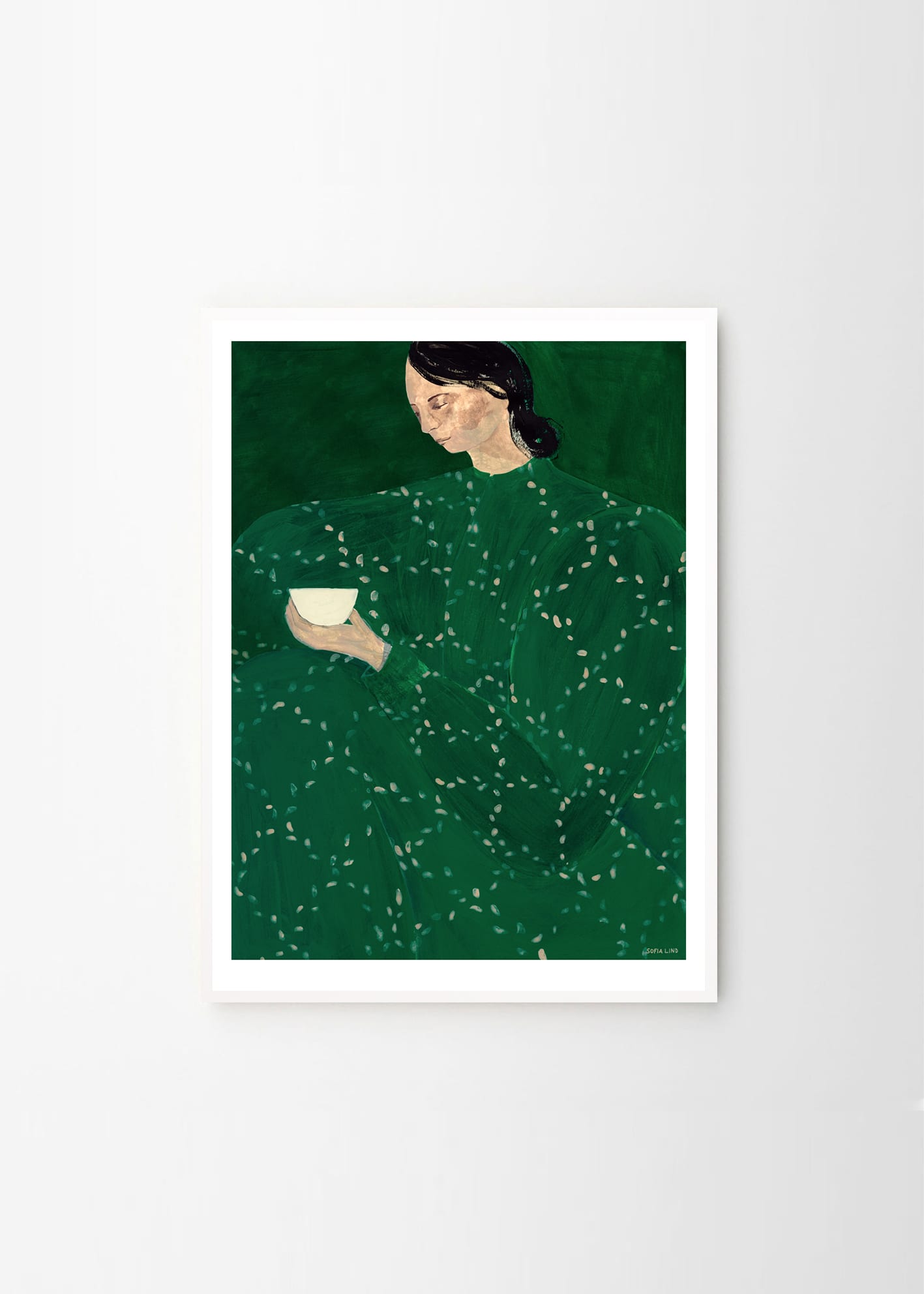 Poster Coffee Alone At Place De Clichy 50x70 cm - 4
