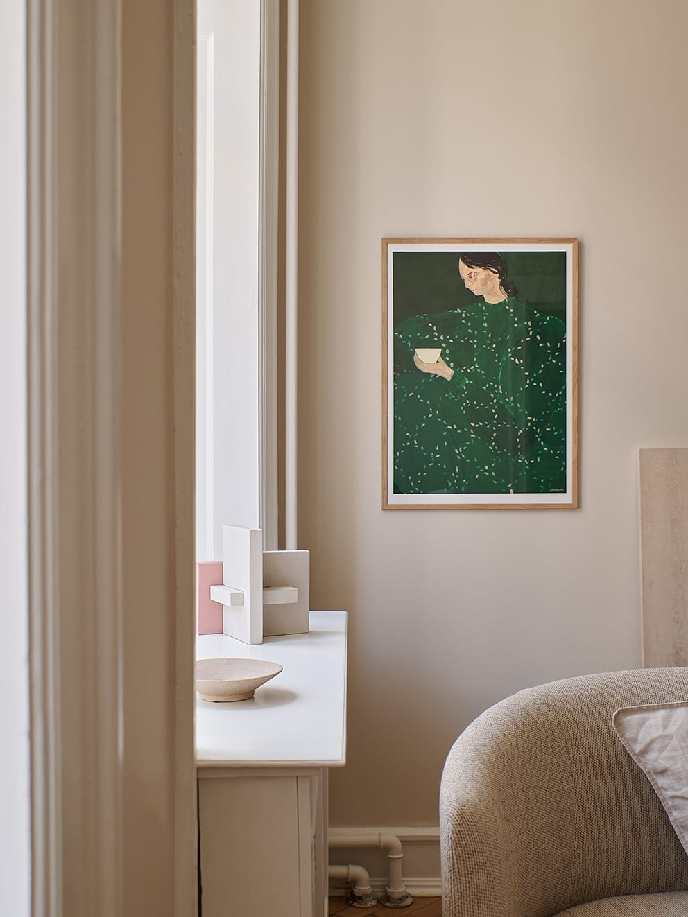 Poster Coffee Alone At Place De Clichy 50x70 cm - 2