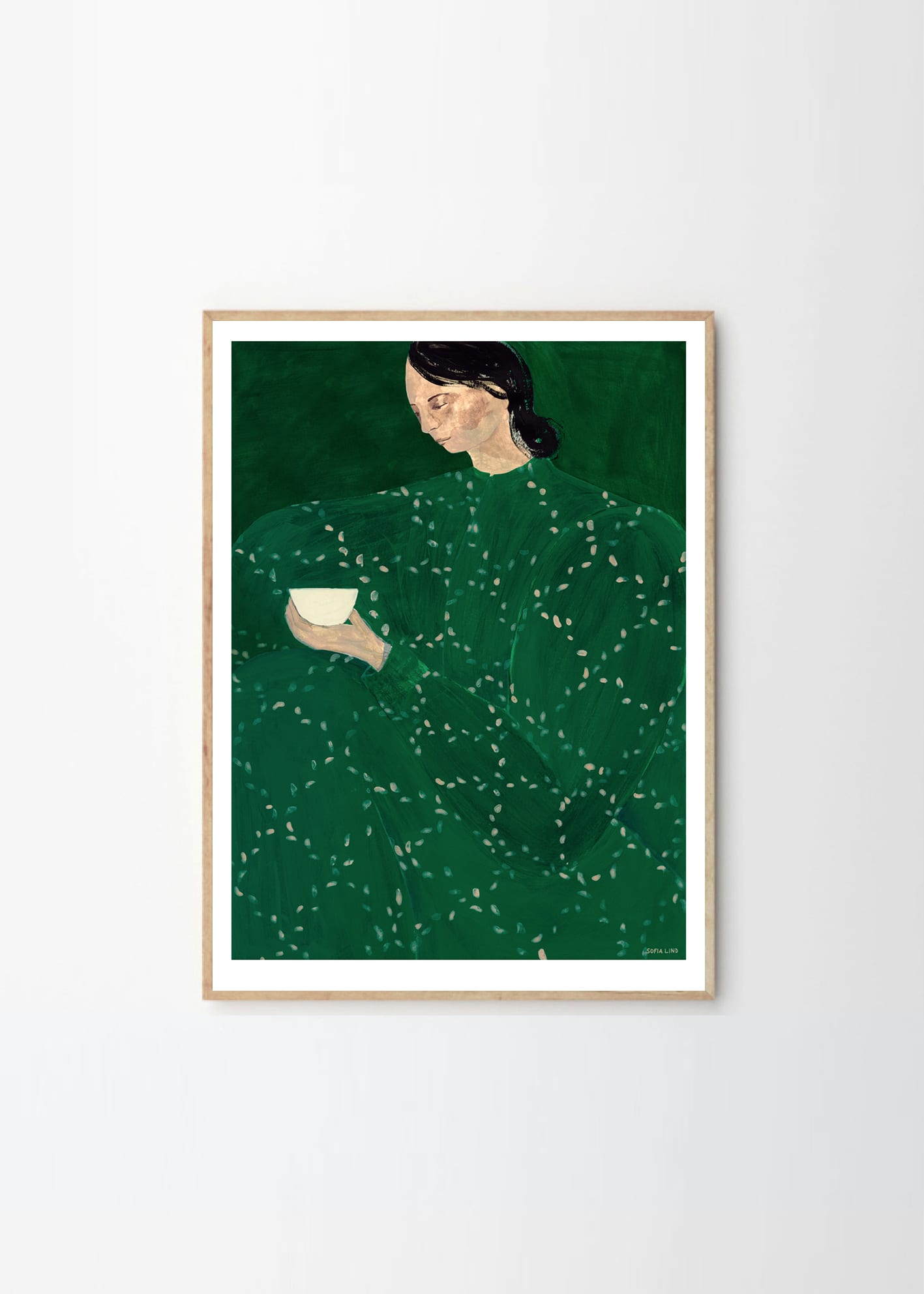 Poster Coffee Alone At Place De Clichy 50x70 cm - 3