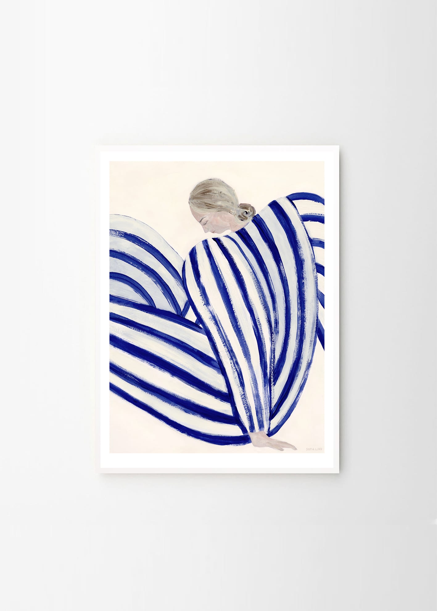 Poster Blue Stripe At Concorde 30x40 cm - 4