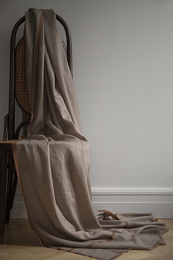 Sjalpläd Classic XL Natur/Terracotta
