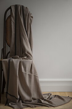 Sjalpläd Classic XL Natur/Svart