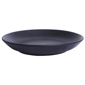 Tallrik med hög kant 22 cm PURE Black