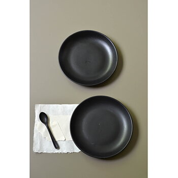 Tallrik med hög kant 27 cm PURE Black